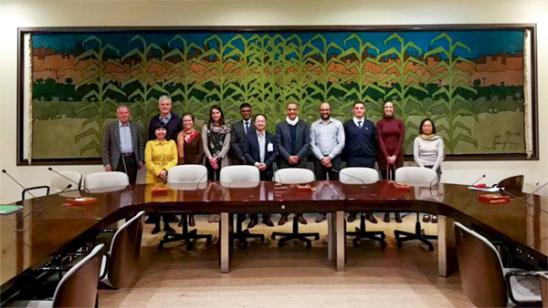 朱旭華拜訪聯合國聯農組織亞太投資處辦事處 朱旭華拜訪聯合國聯農組織亞太投資處辦事處