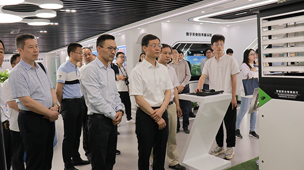 謝建華主任一行還參觀了猫咪免费人成网站在线观看智慧展廳 謝建華主任一行還參觀了猫咪免费人成网站在线观看智慧展廳